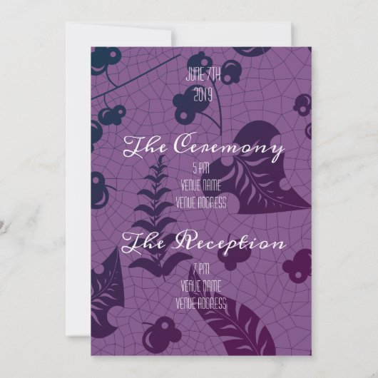  uitnodiging voor de bruiloft (Achterkant)