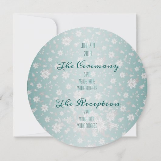  uitnodiging voor de bruiloft (Achterkant)