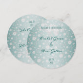  uitnodiging voor de bruiloft (Voorkant / Achterkant)