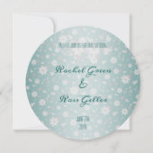  uitnodiging voor de bruiloft (Voorkant)