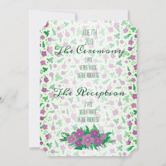  uitnodiging voor de bruiloft (Achterkant)