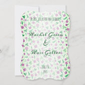  uitnodiging voor de bruiloft (Voorkant)