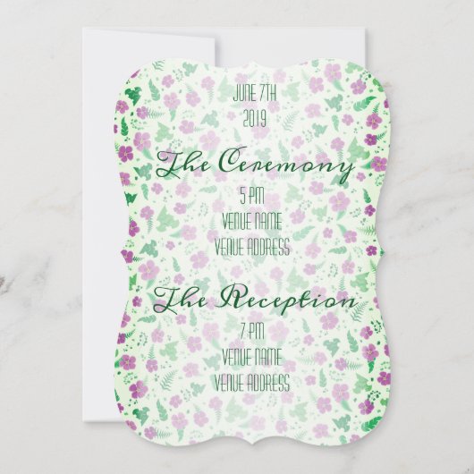  uitnodiging voor de bruiloft (Achterkant)