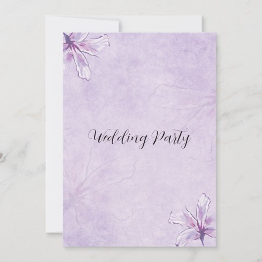 Uitnodiging voor de bruiloft (Achterkant)