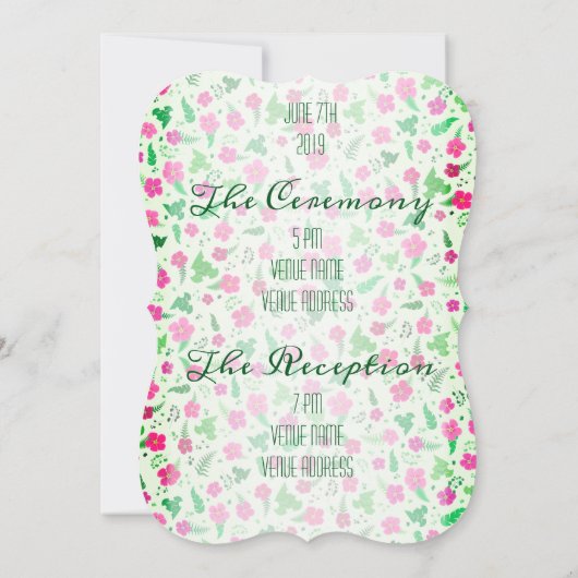  uitnodiging voor de bruiloft (Achterkant)