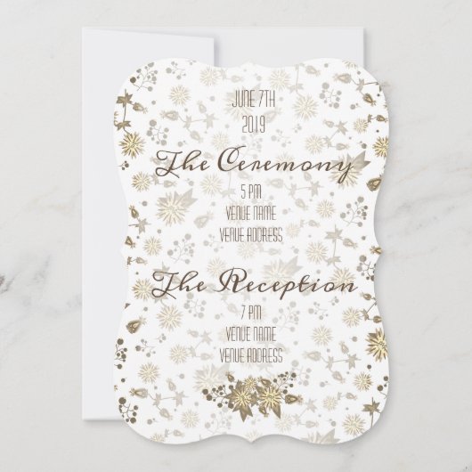  uitnodiging voor de bruiloft (Achterkant)