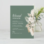 uitnodiging voor de bruiloft van de griekse pampas (Staand voorkant)