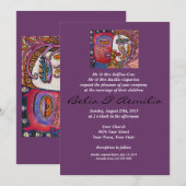 Uitnodiging voor de bruiloft van engel en duivel m (Voorkant / Achterkant)