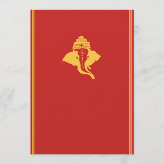 Uitnodiging voor de bruiloft van Lord Ganesh