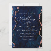 uitnodiging voor de bruiloft van marjoen blue en r (Voorkant)