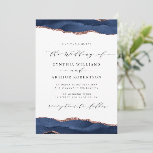 uitnodiging voor de bruiloft van marjoen en roos g (Staand voorkant)