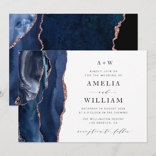 uitnodiging voor de bruiloft van marjoen en roos g (Voorkant / Achterkant)