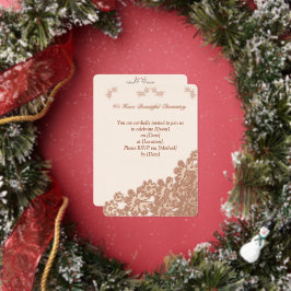 Uitnodiging voor de Chemistry Flower Party