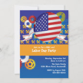 Uitnodiging voor de Dag van de Arbeid (Voorkant)