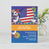 Uitnodiging voor de Dag van de Arbeid (Staand voorkant)