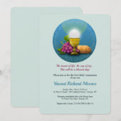 Uitnodiging voor de Dag van de Communie met Kruis (Voorkant / Achterkant)