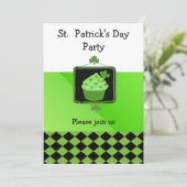 Uitnodiging voor de dag van de St. Patrick (Staand voorkant)