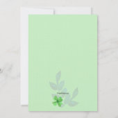 Uitnodiging voor de dag van de St. Patrick (Achterkant)