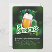 Uitnodiging voor de dag van de St. Patrick (Voorkant)
