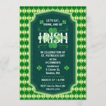 Uitnodiging voor de dag van de St. Patrick