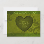 Uitnodiging voor de dag van de St. Patrick (Achterkant)