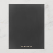 Uitnodiging voor de dag van de St Patricks-partij (Achterkant)