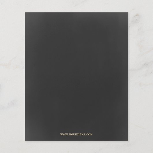 Uitnodiging voor de dag van de St Patricks-partij (Achterkant)