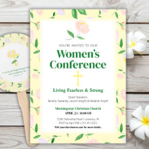 Uitnodiging voor de damesconferentie 'Yellow Sprin