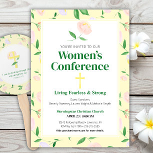 Uitnodiging voor de damesconferentie 'Yellow Sprin