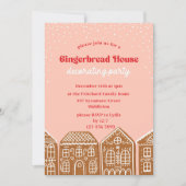 Uitnodiging voor de Decoratieve Partij van Gingerb (Voorkant)