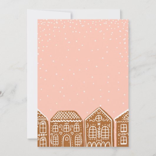 Uitnodiging voor de Decoratieve Partij van Gingerb (Achterkant)