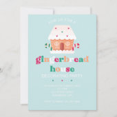 Uitnodiging voor de Decoratieve Partij van Gingerb (Voorkant)