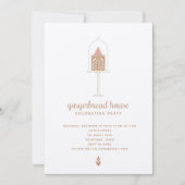 Uitnodiging voor de Decoratieve Partij van Gingerb (Voorkant)