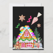 Uitnodiging voor de Decoratieve Partij van Gingerb (Achterkant)