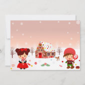 Uitnodiging voor de Decoratieve Partij van Gingerb (Achterkant)