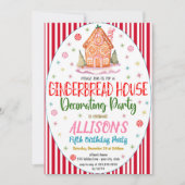 Uitnodiging voor de Decoratieve Partij van Gingerb (Voorkant)