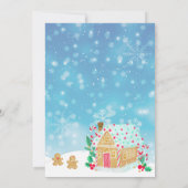 Uitnodiging voor de Decoratieve Partij van Gingerb (Achterkant)