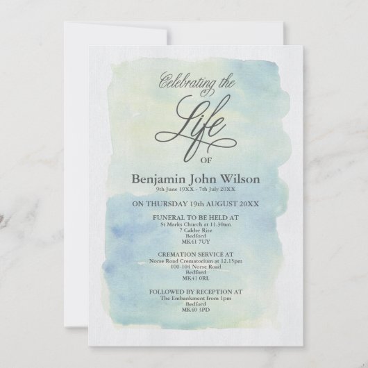 Uitnodiging voor de denkdienst (Voorkant)