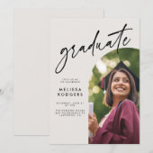 Uitnodiging voor de diploma-uitreiking van een mod (Voorkant / Achterkant)