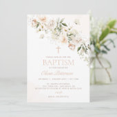 Uitnodiging voor de doop, eerste communie-uitnodig (Staand voorkant)