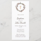 Uitnodiging voor de doop, Invitacion de bautizo pa (Voorkant)