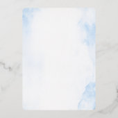 Uitnodiging voor de doop van een jongen (Achterkant)