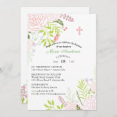 Uitnodiging voor de doop van Maria (Voorkant / Achterkant)