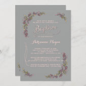 Uitnodiging voor de doopsgezinde Rozen (Voorkant / Achterkant)