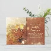  uitnodiging voor de douche van de badbruid (Staand voorkant)