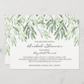 Uitnodiging voor de douche van de Olive Branch bri (Voorkant / Achterkant)
