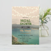 Uitnodiging voor de douche van het thema bachelore (Staand voorkant)