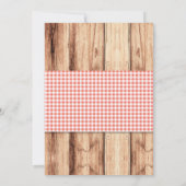 Uitnodiging voor de douche van krepe-brudal (Achterkant)