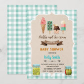 Uitnodiging voor de douche van Pickles-crème (Voorkant / Achterkant)