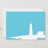 Uitnodiging voor de douche van vuurtoren (Achterkant)